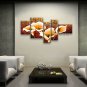 5 Pieces Contemporary Wall Art Floral Painting Lily Flower Artworks