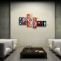 4 Pieces Contemporary Wall Art Floral Painting Lily Flowers Artwork