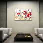 Stunning Contemporary Wall Art Floral Poppy Flower Inner Stretched