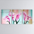 Elegant Contemporary Wall Art Floral Painting Lily Flowers Artwork