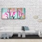 Elegant Contemporary Wall Art Floral Painting Lily Flowers Artwork