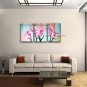 Elegant Contemporary Wall Art Floral Painting Lily Flowers Artwork