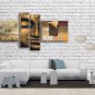 Handmade 4 Pieces Feng Shui Zen Art Contemporary Painting For Office Wall