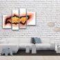 4 Pieces Contemporary Wall Art Floral Painting Lily Flower Paintings