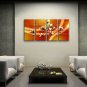 4 Pieces Contemporary Wall Art Floral Painting Tulip Flower Inner Framed