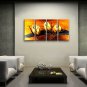 Large Contemporary Wall Art Floral Painting Tulip Decoration Ideas