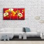 Elegant Contemporary Wall Art Floral Painting Poppy Contemporary Decor
