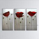 Stunning Contemporary Wall Art Floral Painting Poppy Decoration Ideas