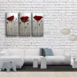 Stunning Contemporary Wall Art Floral Painting Poppy Decoration Ideas