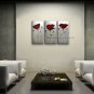Stunning Contemporary Wall Art Floral Painting Poppy Decoration Ideas
