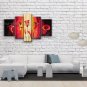 Large Contemporary Wall Art Floral Painting Lily Flower Oil Canvas