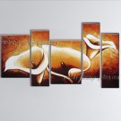 Large Contemporary Wall Art Floral Painting Lily Contemporary Decor