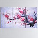Stunning Contemporary Wall Art Floral Plum Blossom Interior Design