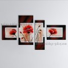 Large Contemporary Wall Art Floral Painting Poppy Flower Paintings