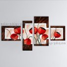 Large Contemporary Wall Art Floral Painting Tulip Contemporary Decor