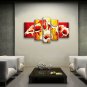 Large Contemporary Wall Art Floral Painting Lily Flower Inner Stretched