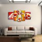 Large Contemporary Wall Art Floral Painting Lily Flower Paintings