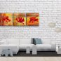 Elegant Contemporary Wall Art Floral Painting Poppy Flower Oil Canvas