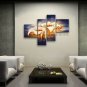 Handmade Large Contemporary Wall Art Floral Painting Lily Flowers Artwork