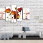Large Contemporary Wall Art Floral Painting Poppy Flower Inner Framed