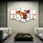 Large Contemporary Wall Art Floral Painting Poppy Flower Inner Framed