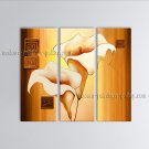 Stunning Contemporary Wall Art Floral Painting Lily Decoration Ideas