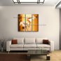 Stunning Contemporary Wall Art Floral Painting Lily Decoration Ideas