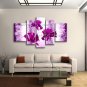 Large Contemporary Wall Art Floral Painting Poppy Flower Inner Stretched