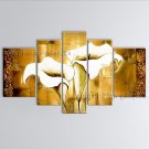 Large Contemporary Wall Art Floral Painting Lily Contemporary Decor