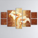 X Huge Contemporary Wall Art Floral Painting Lily Flower Gallery Wrapped