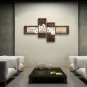 Tetraptych Contemporary Wall Art Floral Painting Lily Flower Paintings