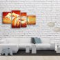 Large Contemporary Wall Art Floral Painting Lily Flower Oil Canvas