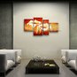 Large Contemporary Wall Art Floral Painting Lily Flower Oil Canvas