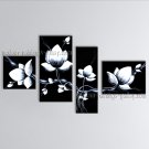 Handmade Large Contemporary Wall Art Floral Painting Tulip Flowers Artwork