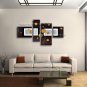 Tetraptych Contemporary Wall Art Floral Painting Dandelion Flowers/floral