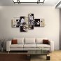 Tetraptych Contemporary Wall Art Floral Painting Tulip Decoration Ideas