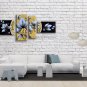 4 Pieces Contemporary Wall Art Floral Painting Tulip Decoration Ideas
