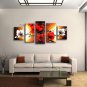 Large Contemporary Wall Art Floral Painting Tulip Flower Gallery Wrapped