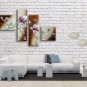 Large Contemporary Wall Art Floral Painting Tulip Flower Inner Framed