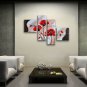 Large Contemporary Wall Art Floral Painting Poppy Contemporary Decor
