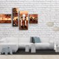 4 Pieces Contemporary Wall Art Floral Painting Tulip Contemporary Decor