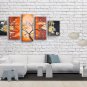Pentaptych Contemporary Wall Art Floral Painting Tulip Contemporary Decor
