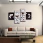 Large Contemporary Wall Art Floral Painting Tulip Flower On Canvas
