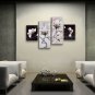 Large Contemporary Wall Art Floral Painting Tulip Flower On Canvas