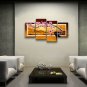 Tetraptych Contemporary Wall Art Floral Cherry Blossom Gallery Wrapped