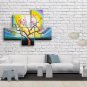 5 Pieces Contemporary Wall Art Floral Plum Blossom Artist Artworks