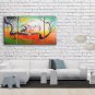 Triptych Contemporary Wall Art Floral Painting Plum Blossom Oil On Canvas