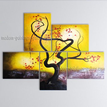 Large Contemporary Wall Art Floral Painting Plum Blossom Artist Artworks