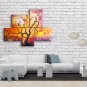 5 Pieces Contemporary Wall Art Floral Plum Blossom Contemporary Decor