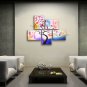 Large Contemporary Wall Art Floral Painting Plum Blossom Inner Stretched
